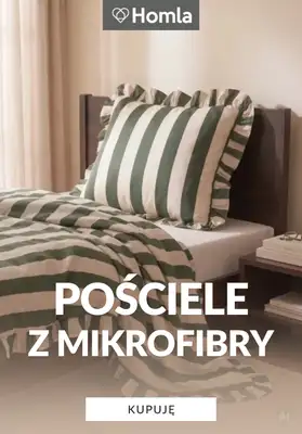 Homla - gazetka promocyjna Pościele z mikrofibry od środy 07.10 