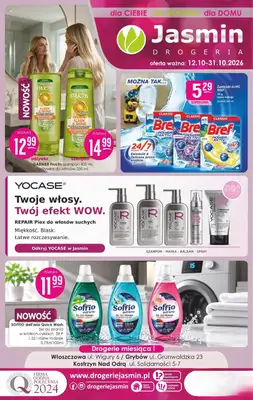Drogerie Jasmin - gazetka promocyjna Gazetka od poniedziałku 12.10 do soboty 31.10