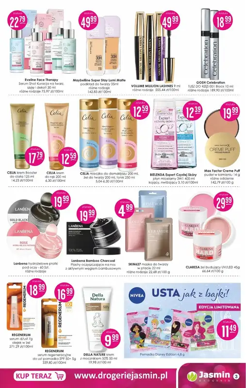 Drogerie Jasmin - gazetka promocyjna Gazetka od poniedziałku 12.10 do soboty 31.10 - strona 3