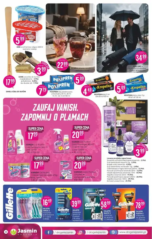 Drogerie Jasmin - gazetka promocyjna Gazetka od poniedziałku 12.10 do soboty 31.10 - strona 6