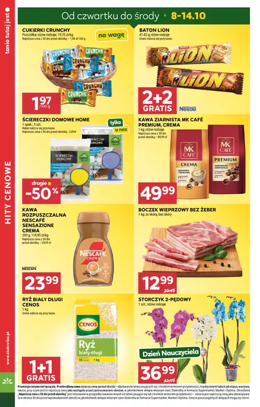 Stokrotka - gazetka promocyjna Gazetka Supermarket od czwartku 08.10 do środy 14.10 - strona 4