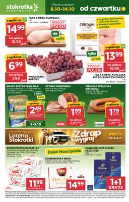 Stokrotka - gazetka promocyjna Gazetka Supermarket od czwartku 08.10 do środy 14.10