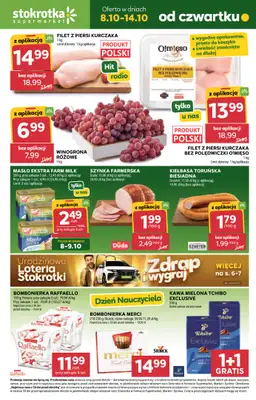 Stokrotka - gazetka promocyjna Gazetka Supermarket od czwartku 08.10 do środy 14.10