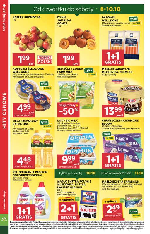 Stokrotka - gazetka promocyjna Gazetka Market od czwartku 08.10 do środy 14.10 - strona 2