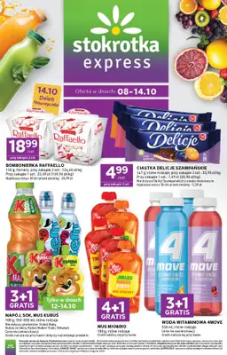 Stokrotka - gazetka promocyjna Gazetka Express od czwartku 08.10 do środy 14.10