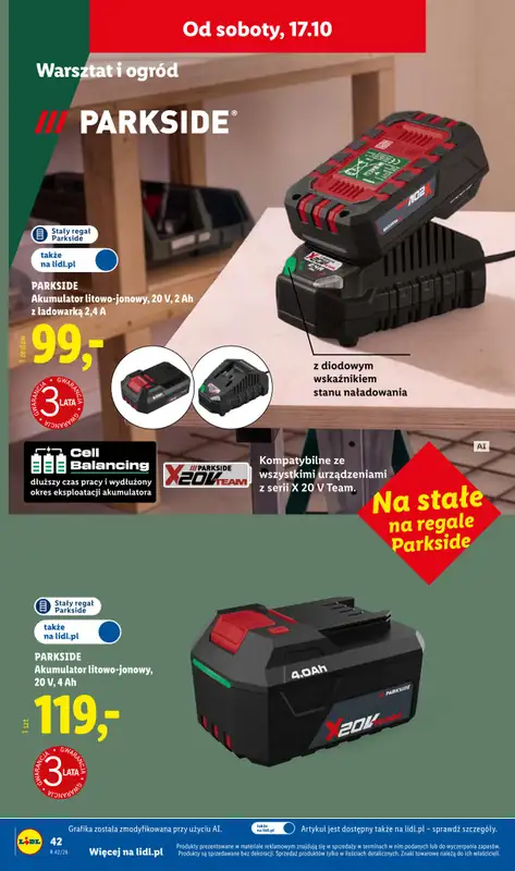 Lidl - gazetka promocyjna Katalog od poniedziałku 12.10 do soboty 24.10 - strona 46