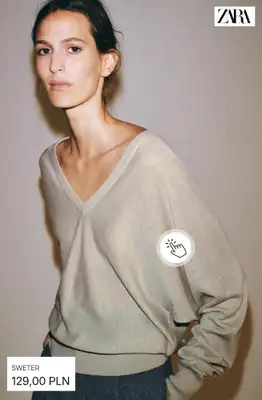Zara - gazetka promocyjna Klasyczne swetry od środy 07.10  - strona 4