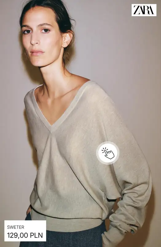 Zara - gazetka promocyjna Klasyczne swetry od środy 07.10  - strona 4