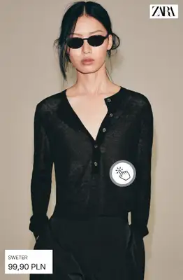 Zara - gazetka promocyjna Klasyczne swetry od środy 07.10  - strona 7