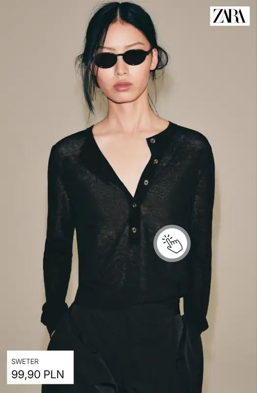 Zara - gazetka promocyjna Klasyczne swetry od środy 07.10  - strona 7