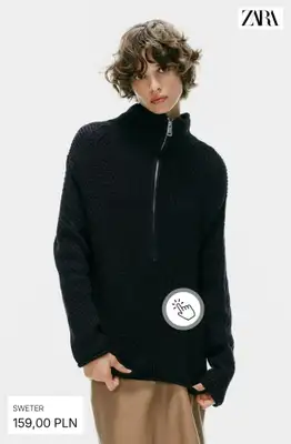 Zara - gazetka promocyjna Klasyczne swetry od środy 07.10  - strona 2