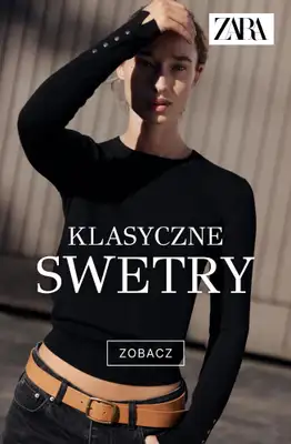 Zara - gazetka promocyjna Klasyczne swetry od środy 07.10 