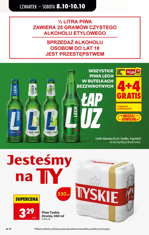 Biedronka - gazetka promocyjna Od czwartku od czwartku 08.10 do środy 14.10 - strona 64