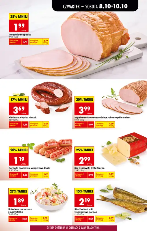 Biedronka - gazetka promocyjna Od czwartku, Z ladą tradycyjną od czwartku 08.10 do środy 14.10 - strona 35