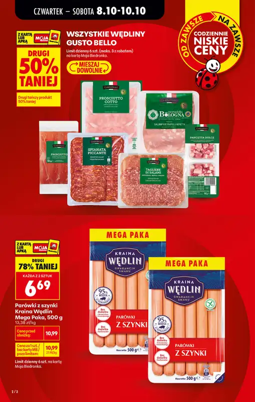 Biedronka - gazetka promocyjna Od czwartku, Z ladą tradycyjną od czwartku 08.10 do środy 14.10 - strona 4