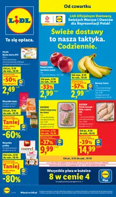 Lidl - gazetka promocyjna Od czwartku od czwartku 08.10 do soboty 10.10