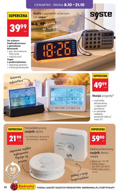 Biedronka - gazetka promocyjna Hity i inspiracje, od 03.10 od soboty 03.10 do środy 21.10 - strona 34
