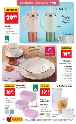 Biedronka - gazetka promocyjna Hity i inspiracje, od 03.10 od soboty 03.10 do środy 21.10 - strona 20