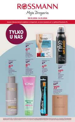 Rossmann - gazetka promocyjna Gazetka od czwartku 08.10 do środy 14.10