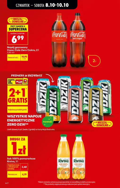 Biedronka - gazetka promocyjna Od czwartku od czwartku 08.10 do środy 14.10 - strona 8