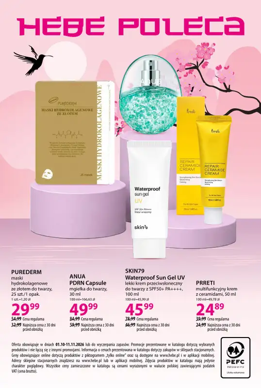 Hebe - gazetka promocyjna Katalog Koreańskie Rytuały Piękna od czwartku 08.10 do środy 11.11 - strona 28