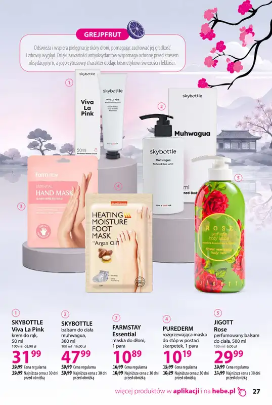 Hebe - gazetka promocyjna Katalog Koreańskie Rytuały Piękna od czwartku 08.10 do środy 11.11 - strona 27