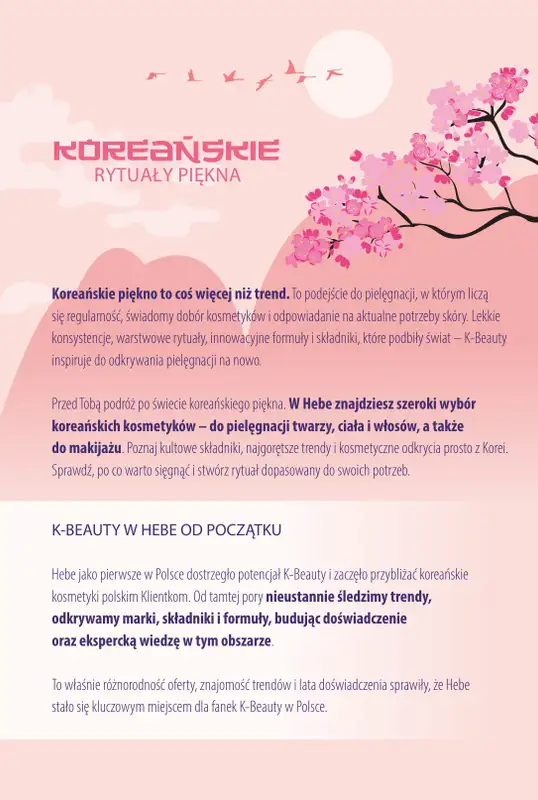 Hebe - gazetka promocyjna Katalog Koreańskie Rytuały Piękna od czwartku 08.10 do środy 11.11 - strona 3