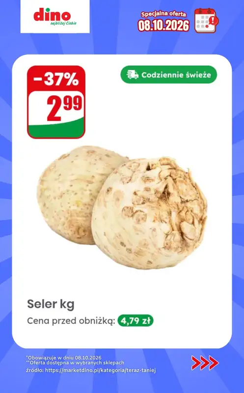 Dino - gazetka promocyjna Specjalna oferta na 08.10.2026 - promocje spoza gazetki od czwartku 08.10 do czwartku 08.10 - strona 11
