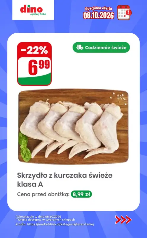 Dino - gazetka promocyjna Specjalna oferta na 08.10.2026 - promocje spoza gazetki od czwartku 08.10 do czwartku 08.10 - strona 3