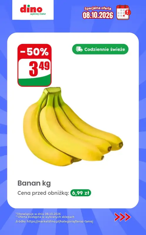 Dino - gazetka promocyjna Specjalna oferta na 08.10.2026 - promocje spoza gazetki od czwartku 08.10 do czwartku 08.10 - strona 2