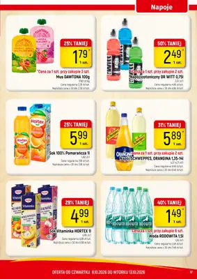 Delikatesy Piotruś Pan - gazetka promocyjna Gazetka od czwartku 08.10 do wtorku 13.10 - strona 17