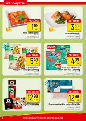 Delikatesy Piotruś Pan - gazetka promocyjna Gazetka od czwartku 08.10 do wtorku 13.10 - strona 8