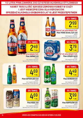 Delikatesy Piotruś Pan - gazetka promocyjna Gazetka od czwartku 08.10 do wtorku 13.10 - strona 16