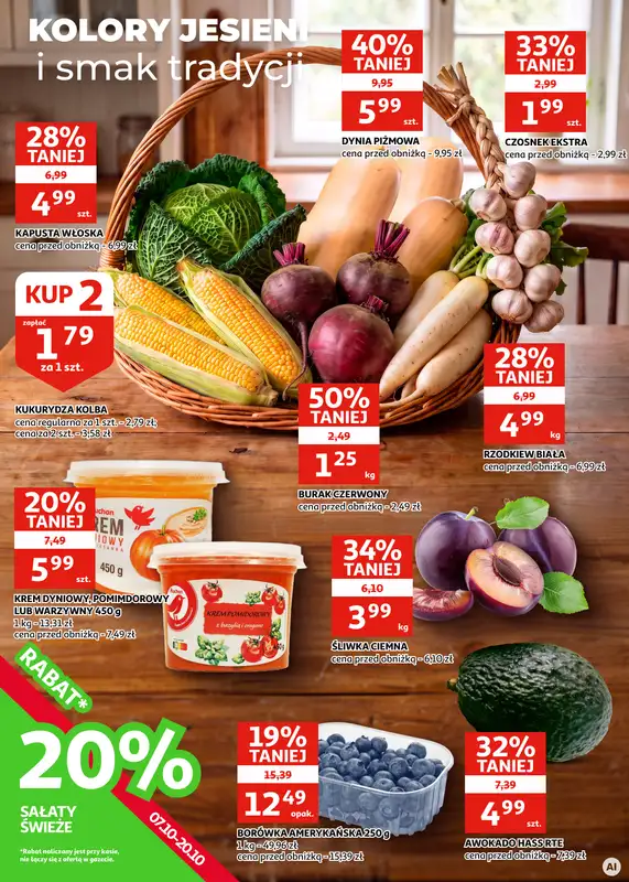 Auchan - gazetka promocyjna Gazetka Racibórz I Nasza produkcja, Twój ulubiony smak od środy 07.10 do wtorku 20.10 - strona 8