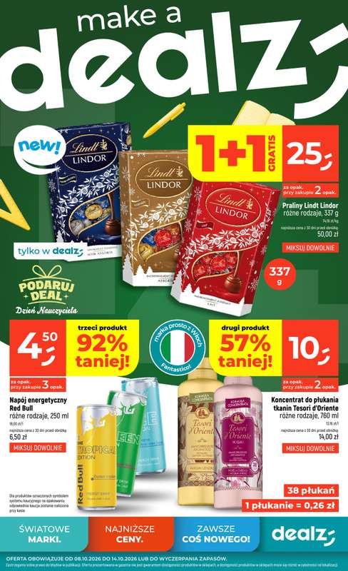 Dealz - gazetka promocyjna Make a Dealz! od czwartku 08.10 do środy 14.10