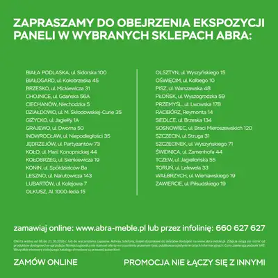 Abra Meble - gazetka promocyjna Gazetka od czwartku 08.10 do środy 21.10 - strona 18