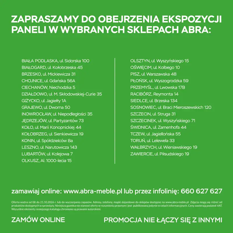 Abra Meble - gazetka promocyjna Gazetka od czwartku 08.10 do środy 21.10 - strona 18