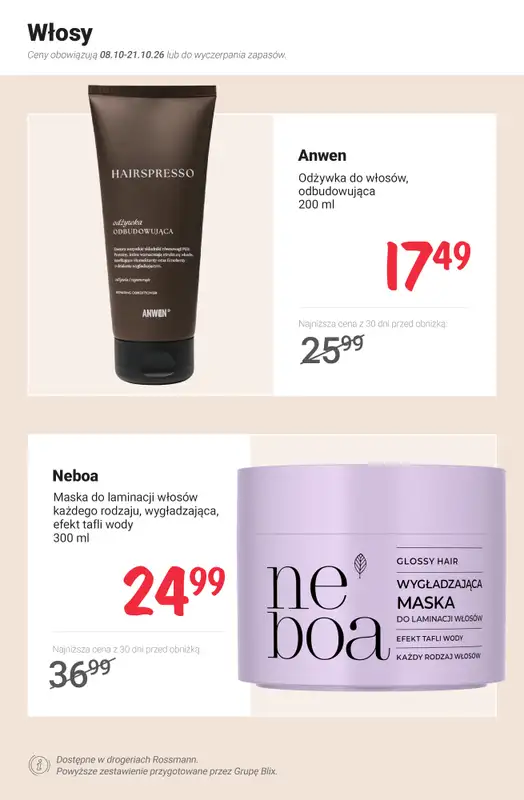Rossmann - gazetka promocyjna Nowe MEGA promocje - od 8.10 od czwartku 08.10 do środy 21.10 - strona 7