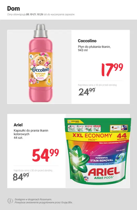 Rossmann - gazetka promocyjna Nowe MEGA promocje - od 8.10 od czwartku 08.10 do środy 21.10 - strona 12