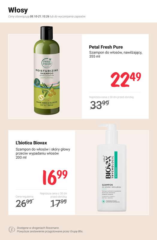 Rossmann - gazetka promocyjna Nowe MEGA promocje - od 8.10 od czwartku 08.10 do środy 21.10 - strona 8