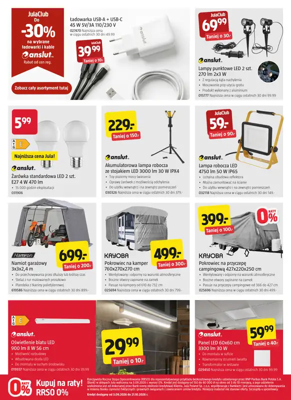 Jula - gazetka promocyjna Gazetka od czwartku 08.10 do środy 21.10 - strona 6