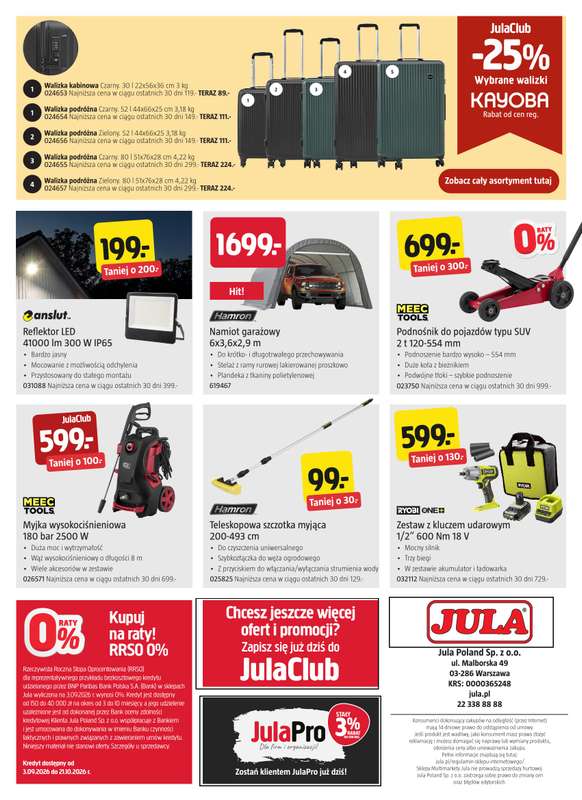 Jula - gazetka promocyjna Gazetka od czwartku 08.10 do środy 21.10 - strona 8