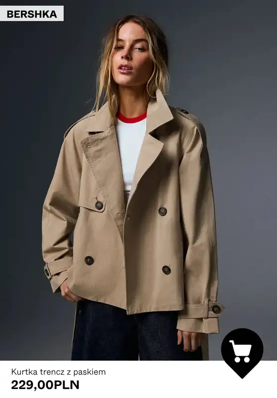 Bershka - gazetka promocyjna Damskie kurtki przejściowe od czwartku 08.10  - strona 8