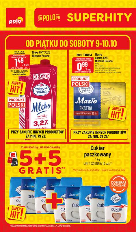 POLOmarket - gazetka promocyjna Super hity na weekend od piątku 09.10 do soboty 10.10