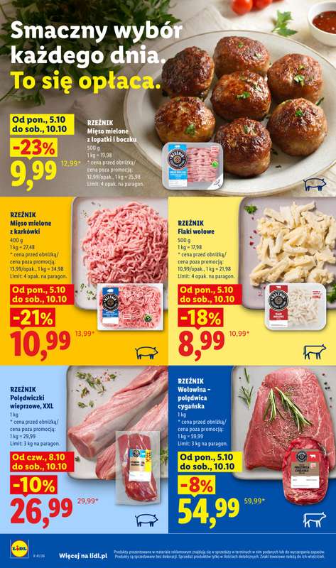 Lidl - gazetka promocyjna Od czwartku od czwartku 08.10 do soboty 10.10 - strona 54
