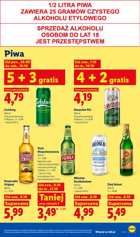 Lidl - gazetka promocyjna Od czwartku od czwartku 08.10 do soboty 10.10 - strona 75