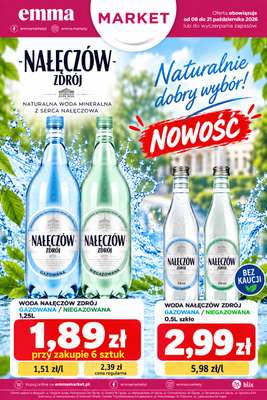 emma MARKET - gazetka promocyjna Plakat promocyjny od czwartku 08.10 do środy 21.10