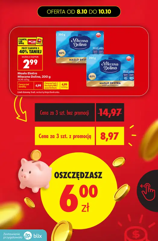 Biedronka - gazetka promocyjna Przeliczamy promocje!  