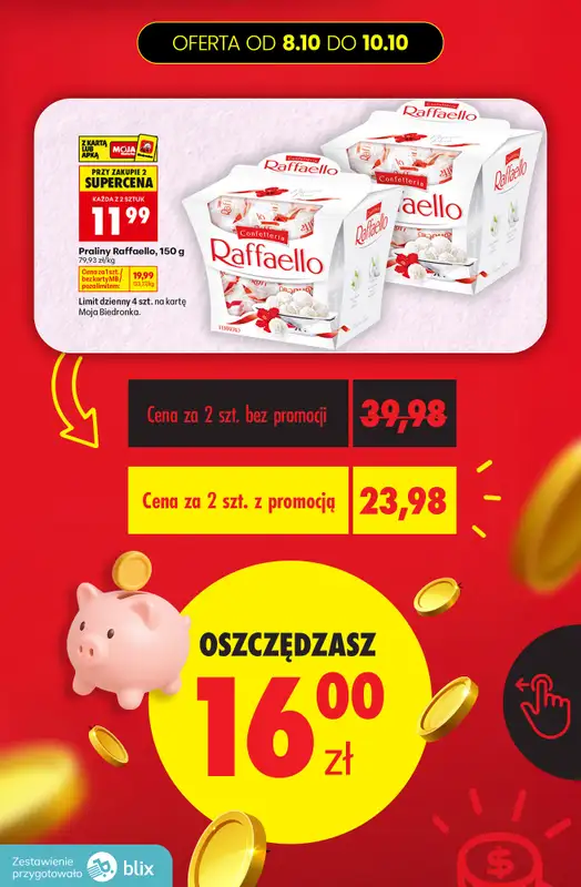 Biedronka - gazetka promocyjna Przeliczamy promocje! od czwartku 08.10 do soboty 10.10 - strona 4