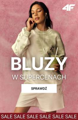 4F - gazetka promocyjna Bluzy damskie w promocji od piątku 09.10 